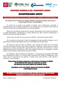 COMUNICATO SCIOPERO 23 2 17 DEFINITIVO