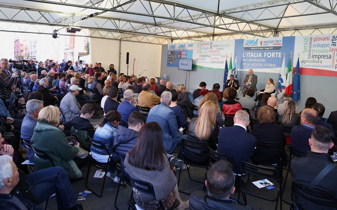 #1maggioUgl, al via la seconda giornata del ‘Villaggio del lavoro’ a Latina