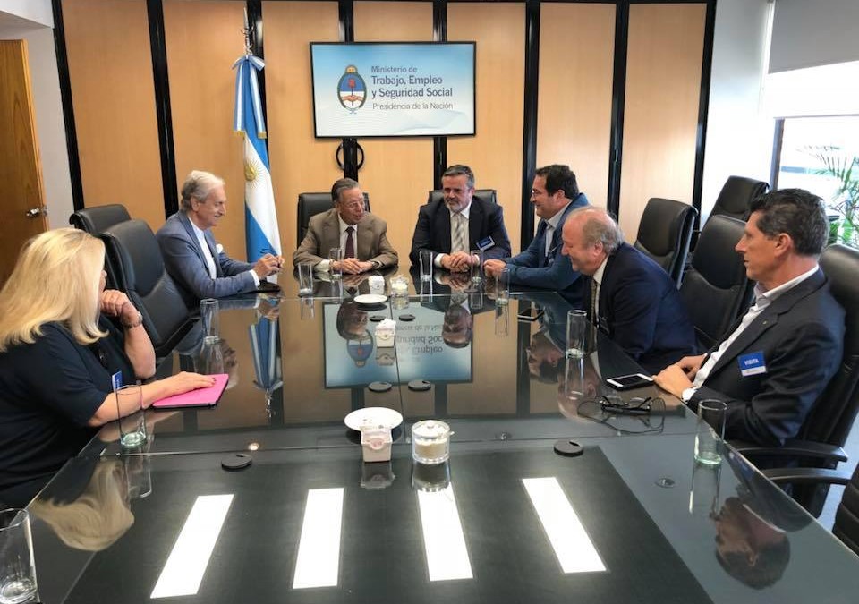 Argentina: Capone incontra il Secretario de Seguritad Social, Juan Carlos Paolucci