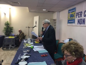 Il Segretario Nazionale dell'Ugl Pensionati, Corrado Mannucci