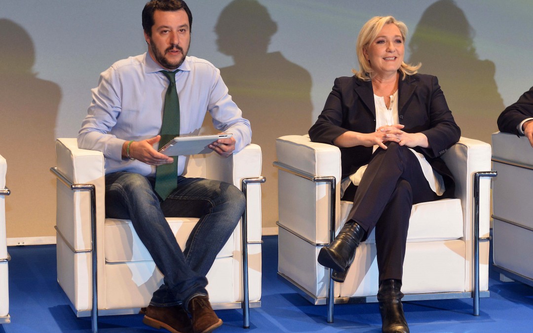 Ugl: Incontro tra Marine Le Pen e Matteo Salvini
