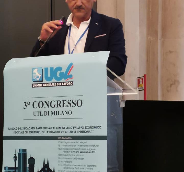 Riccardo Uberti eletto Segretario Ugl Milano