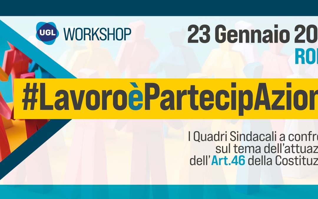 WORKSHOP #LavoroèPartecipAzione