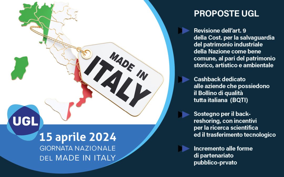 Made in Italy, Capone: «Tutelare filiere strategiche per rilancio crescita»